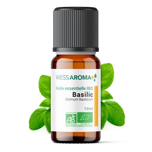 Huile essentielle Bio de Basilic