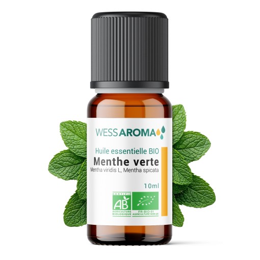 Huile essentielle Bio de Menthe verte