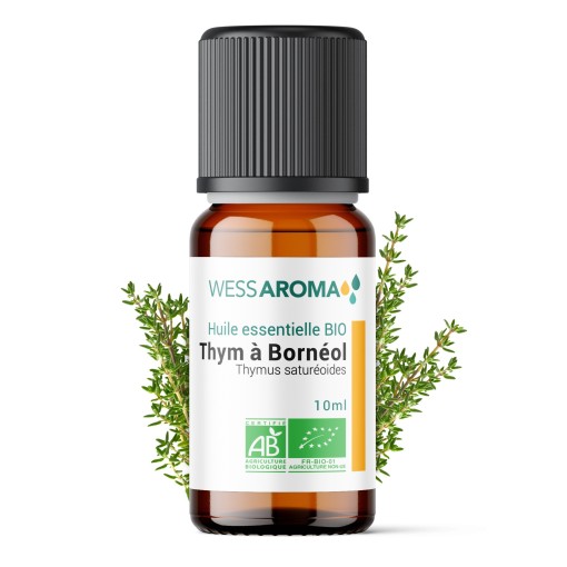 Huile essentielle Bio de Thym à Bornéol (Feuilles de Sarriette)