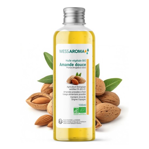 Huile végétale Bio d'Amande douce