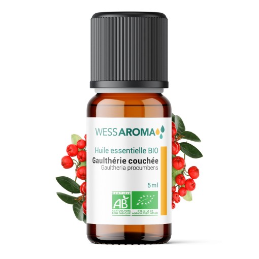 Huile essentielle Bio de Gaulthérie couchée