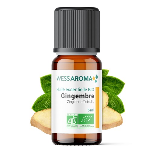 Huile essentielle Bio de Gingembre