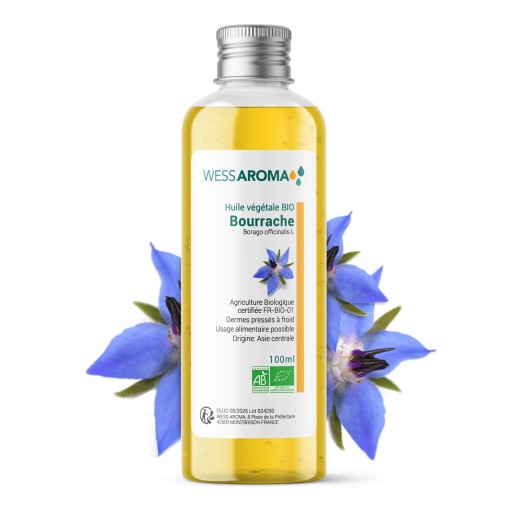 Huile végétale Bio de Bourrache