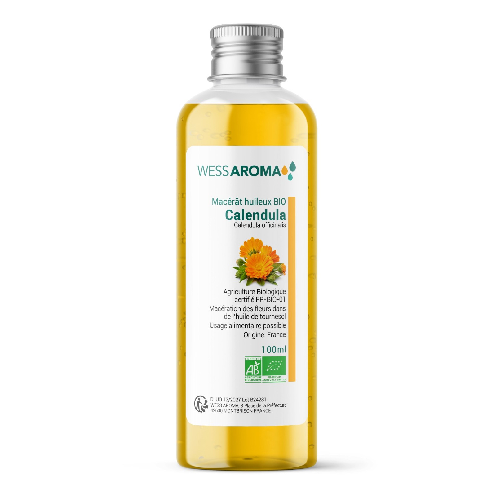 Macérât huileux de Calendula Bio