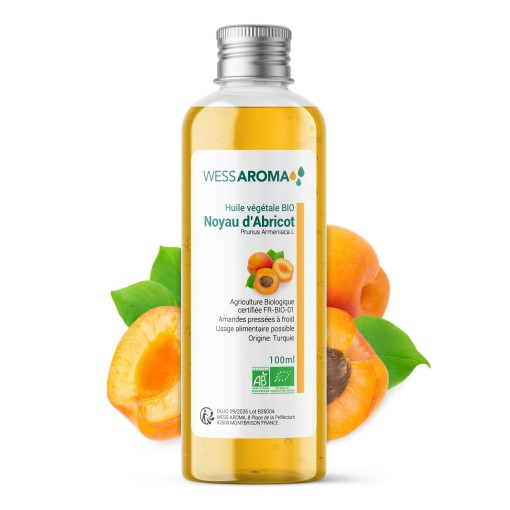 Huile végétale Bio de noyau d'Abricot