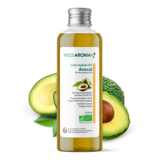 Huile végétale Bio d'Avocat