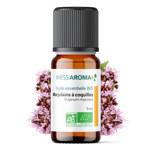 Huile essentielle Bio de Marjolaine à coquilles