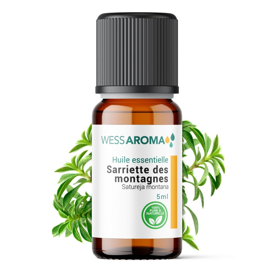 Huile essentielle de Sarriette des montagnes, 100% Pure et Naturelle