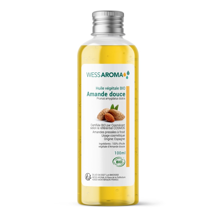 Huile végétale d'Amande douce Bio