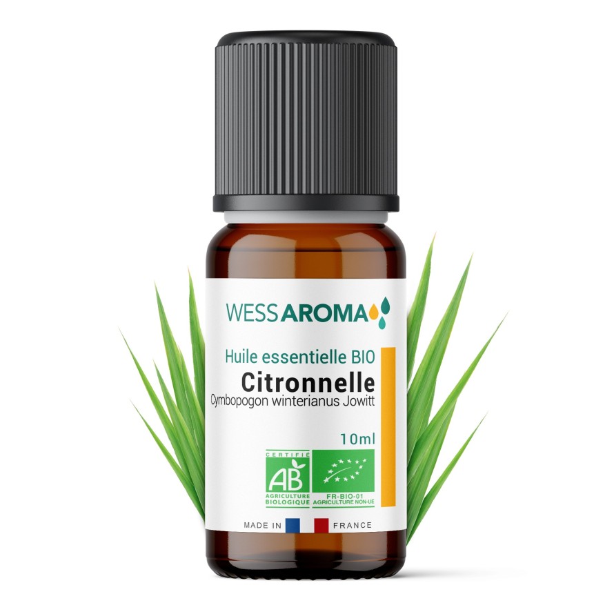 Huile essentielle Bio de Citronnelle de Java