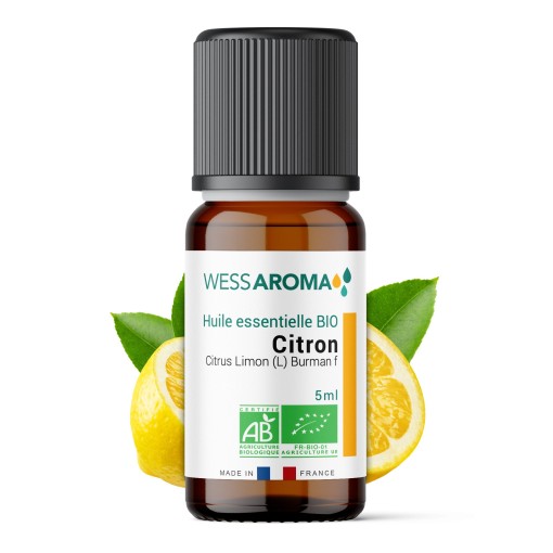 Huile essentielle Bio de Citron 5ml