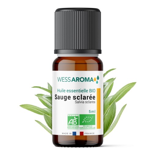Huile essentielle Bio de Sauge sclarée 5ml