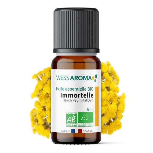 Huile essentielle Bio d'Immortelle (Hélichryse italienne) 5ml