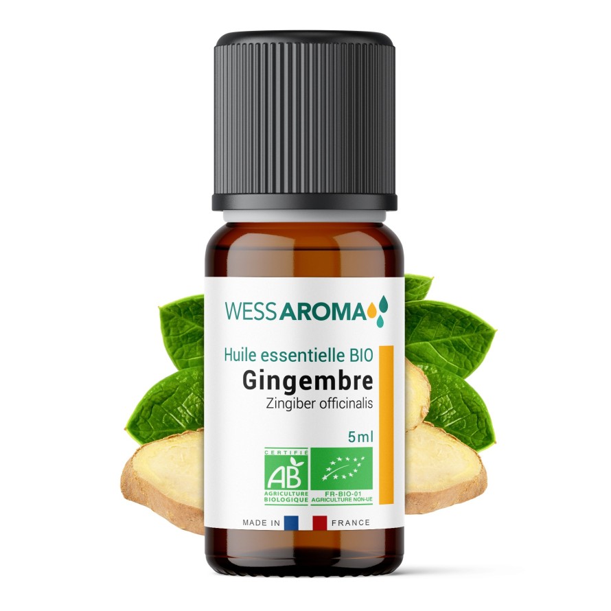 Huile essentielle Bio de Gingembre 5ml