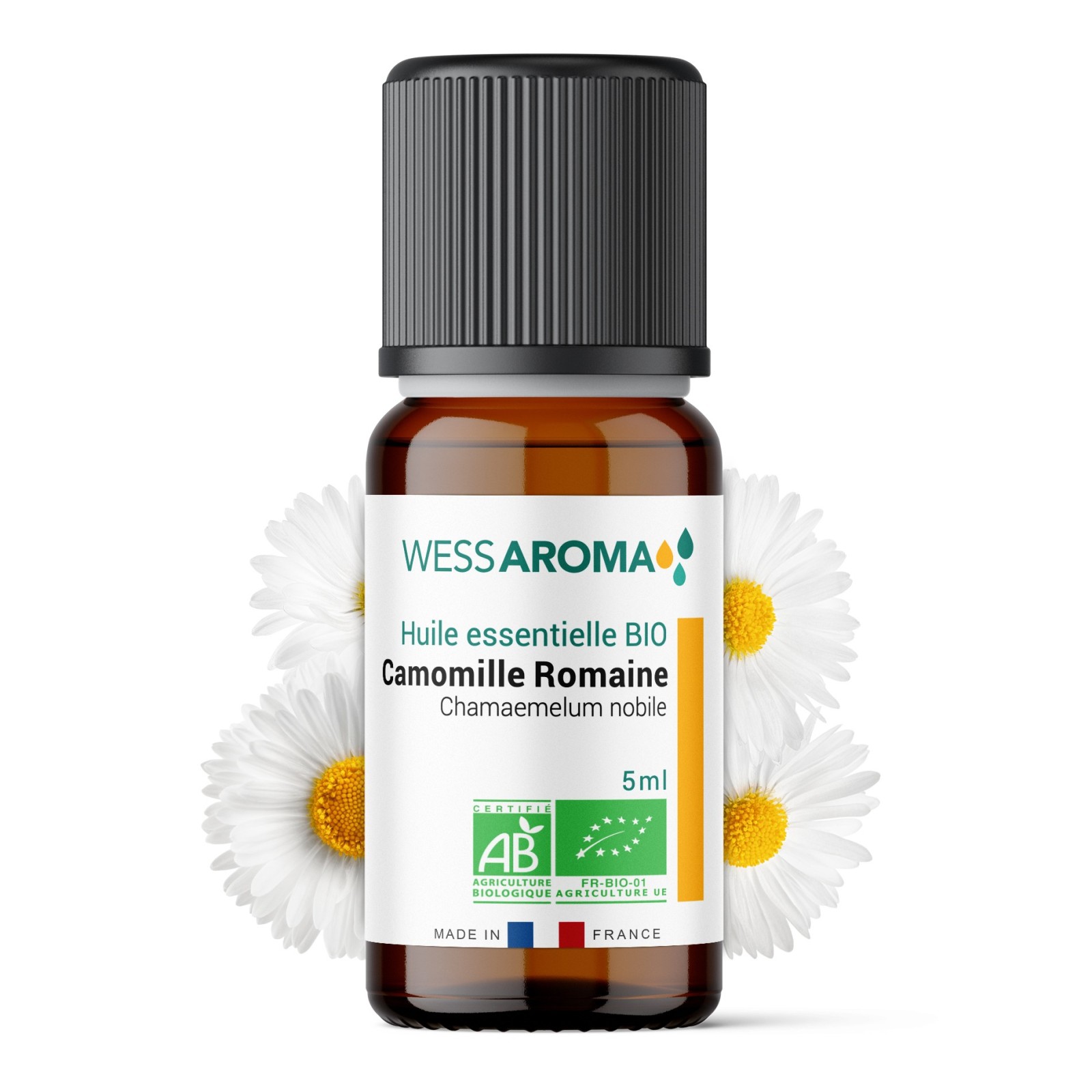 Huile essentielle Bio de Camomille Romaine 5ml
