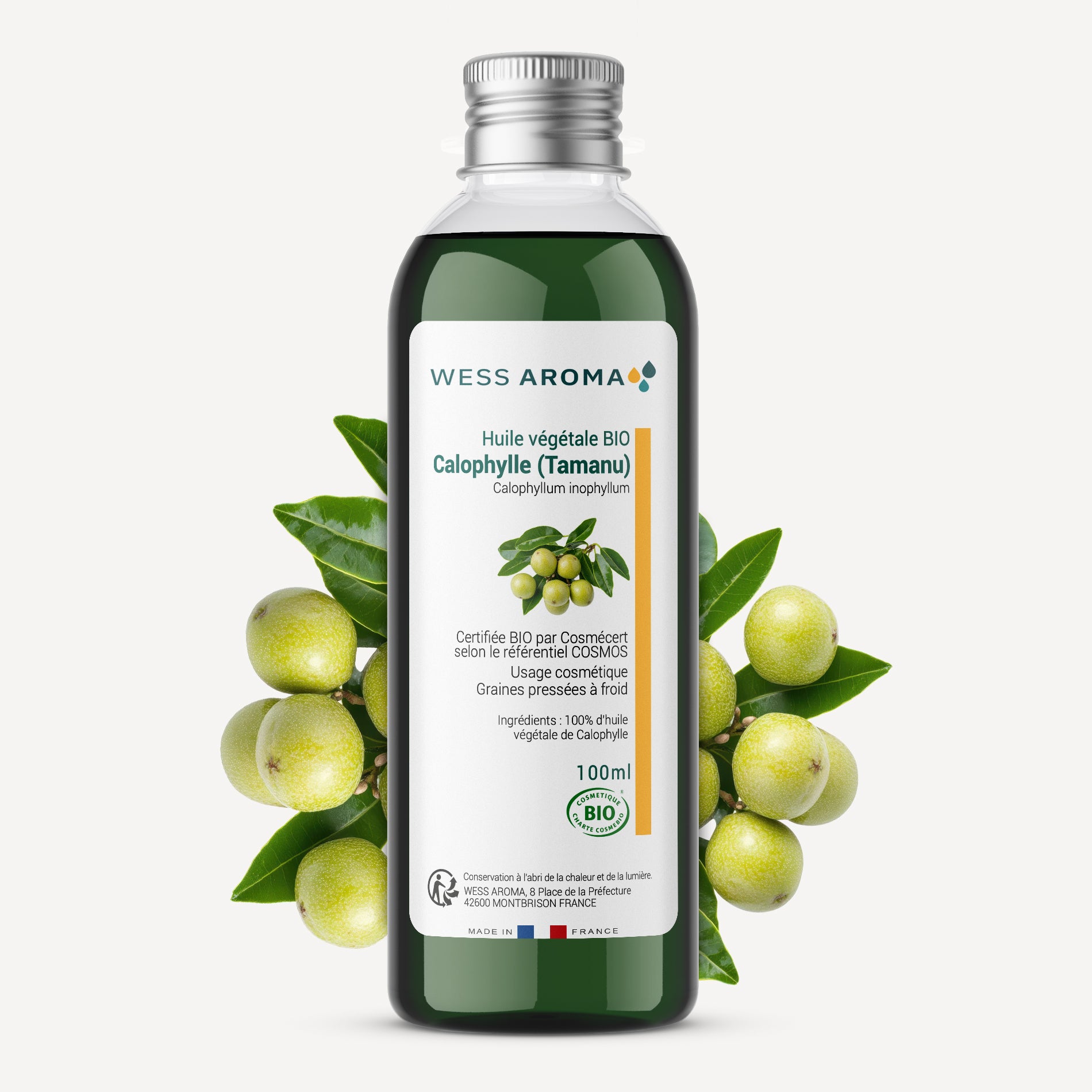 Huile végétale Bio de Calophylle (Tamanu)