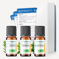 Coffret Les indispensables, 3 huiles essentielles Bio + Fiches d'utilisation