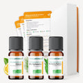 Coffret Maison, 3 huiles essentielles Bio + Fiches d'utilisation