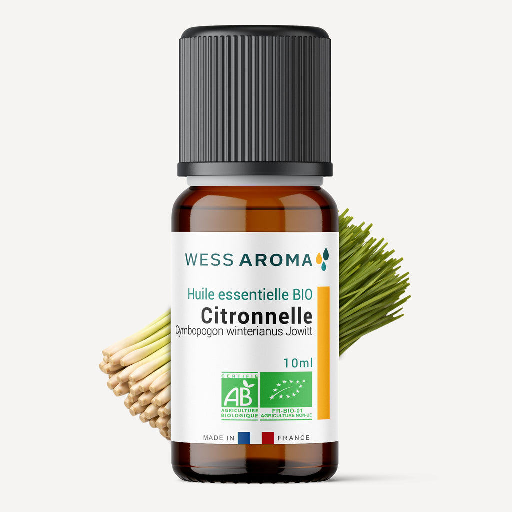 Huile essentielle Bio de Citronnelle de Java