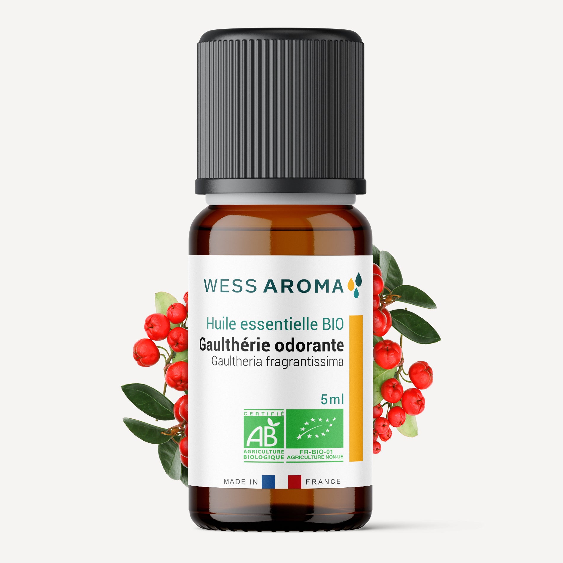 Huile essentielle Bio de Gaulthérie Odorante