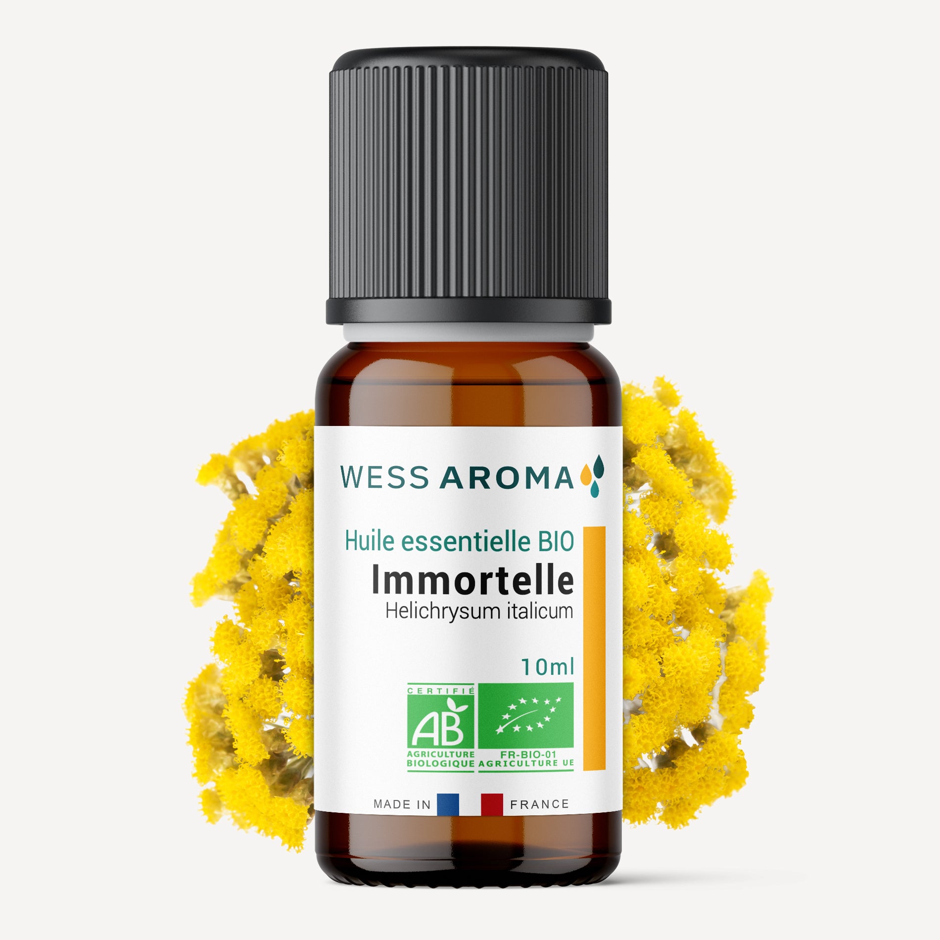 Huile essentielle Bio d'Immortelle (Hélichrysum italicum)