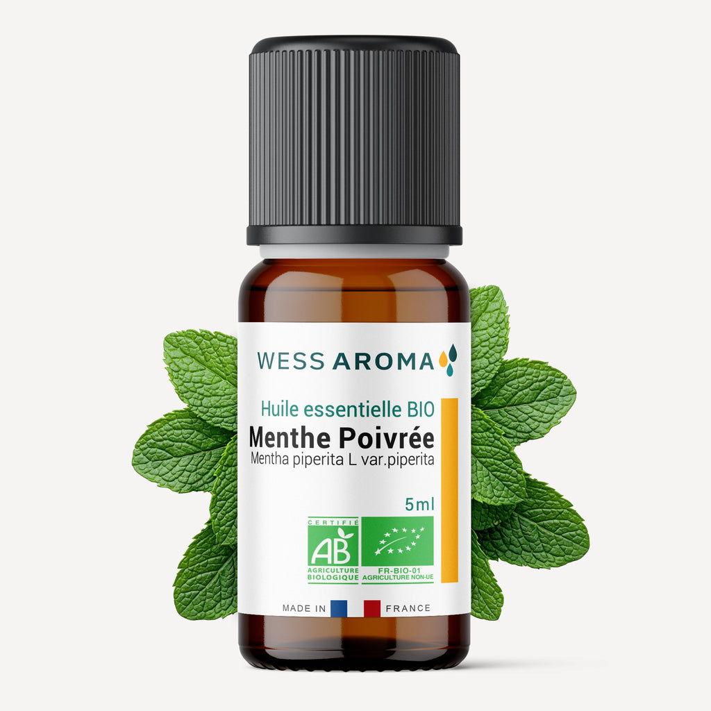 Huile essentielle Bio de Menthe Poivrée